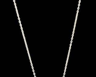 Sterling Silver Chain Turquoise Necklace 