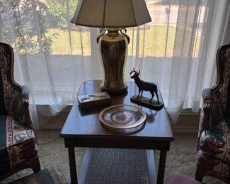 Lamps and Foot Stools