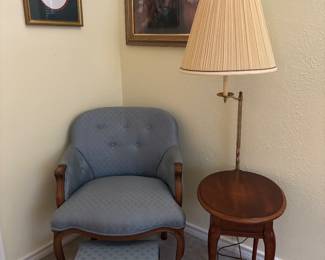 Chair and Footstool 