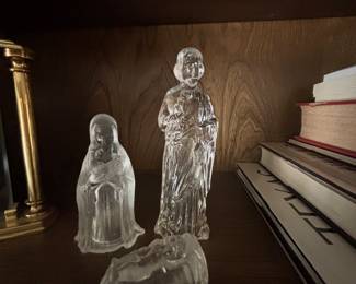 Crystal Nativity Set