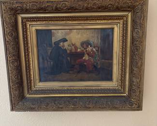 Very Old Oil in Heavy Frame