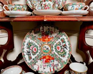 Vintage and Antique Rose Medallion China