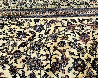 Persian Sarouk Design Wool 11' by 17' Rug