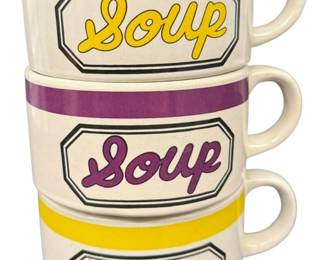 Set of 3 SOUP Mugs