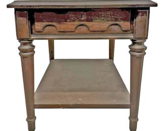 Wooden End Table