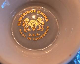 Flintridge China - made in California USA
