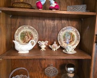 Handblown glass jar, cut glass, crystal, China, and more!