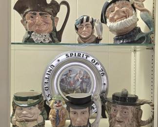 Character Jug Collection (Toby Mug) - Royal Dalton, Disney, and others