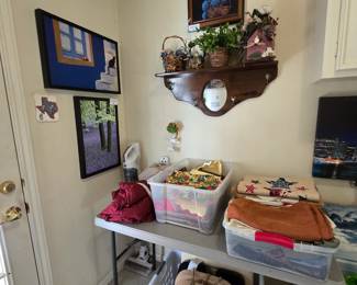 linens, tablecloths, placemats, napkins, etc