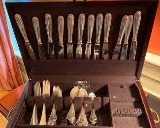 CHRISTOFLE  SILVER PLATE FLATWARE SET