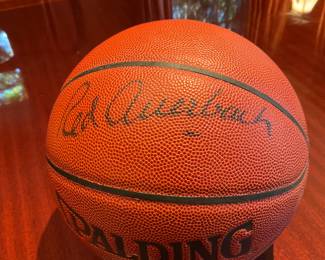 SIGNED BY RED AUERBACH FOR HOME OWNER, RARE