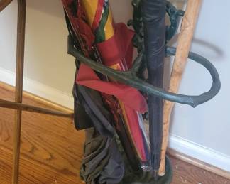 Cast iron umbrella stand 