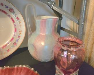 Phoenix satin Mother of pearl pitcher
