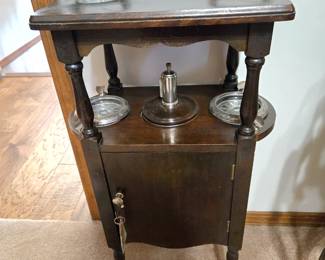 Antique smoke stand