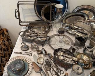SILVER PLATE SERVINGWARE