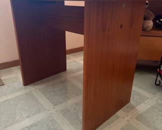 Teak side table (lower view)
