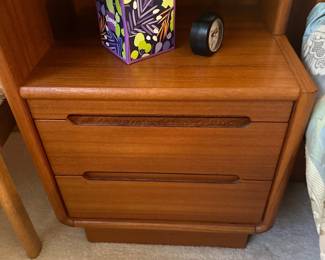 Teak nightstands (2 available)
