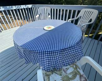 Patio table set