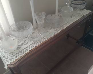 Lots of crystal items