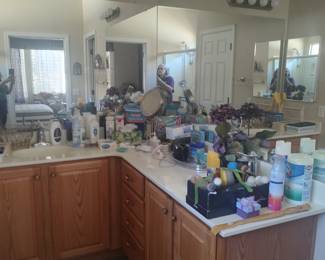 Bathroom stocked full 