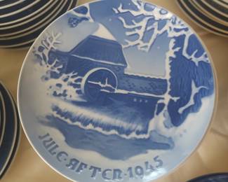 B & G Christmas plate from 1945