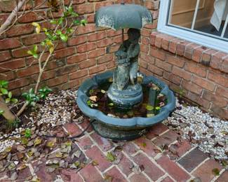 It Never Rains on the Golf Course Fountain!