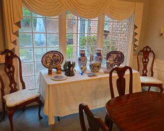 Old and New Blue and White Collection, Antique Side Chairs