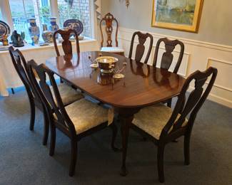 Pennsylvaina House Cherry Dining Room Table and Chairs