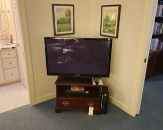 Three Flat Screen TV's, Pennsylvaina House Cherry TV Stand