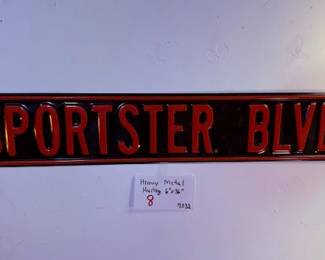 Sportster Blvd Sign 