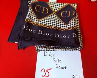 Dior Silk Scarf 