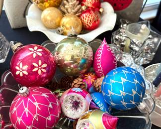 Vintage Mercury Glass Ornaments