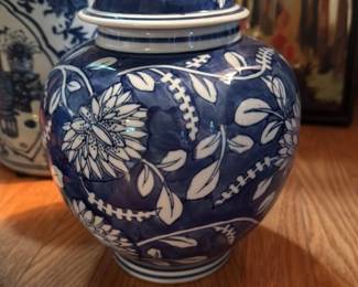 Blue and White Ginger Jar