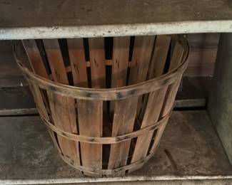 Vintage Wooden Apple Basket