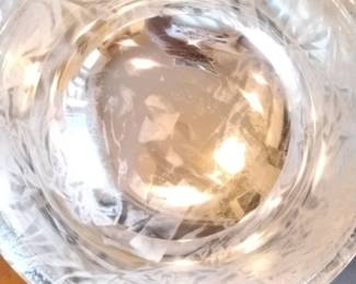 Engraved Crystal Bowl