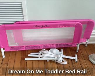 Dream On Me Toddler Bed Rails pink