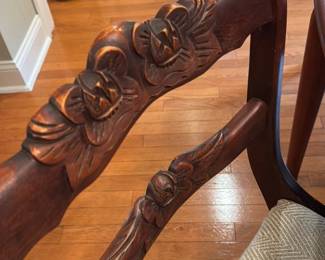 Mahogany Dining Table and Chairs Set