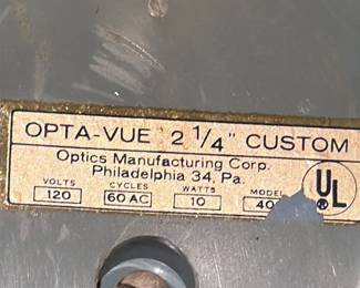Opta-Vue 2 1/4" Custom Television