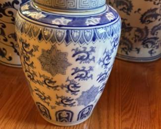 Blue and White Ginger Jar