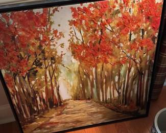 Autumn Forest Landscape Painting