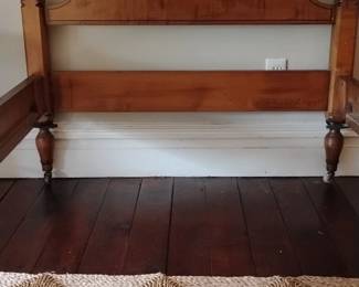 Antique Hand-Painted Bed Frame