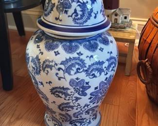 Blue and White Ginger Jar