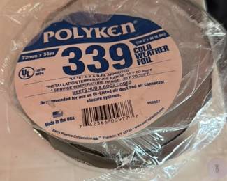 Polyken 339 Cold Weather Foil Tape and Reflectix Duct Insulation