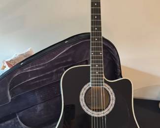 American Legacy Midnight Steel Limited Edition Acoustic/Electric Guitar