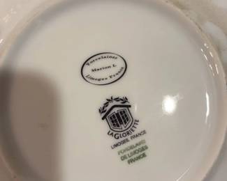 Limoges "La Gloriette" Porcelain Decorative Plates (Set of 2)