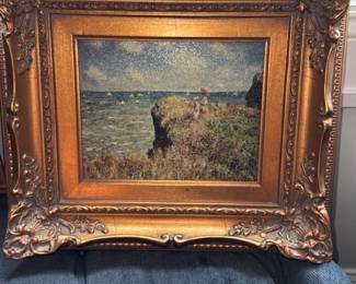 Seascape Painting with Figures
