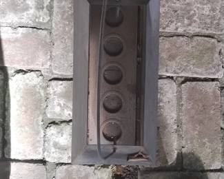 Antique Candle Mold Display Case
