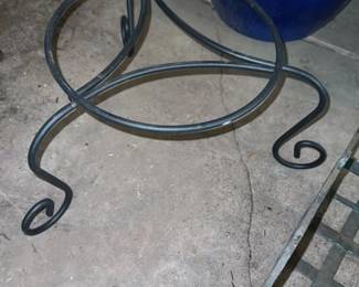 Vintage Wrought Iron Plant Stand