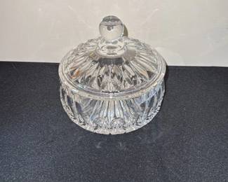Crystal Candy Dish with Lid