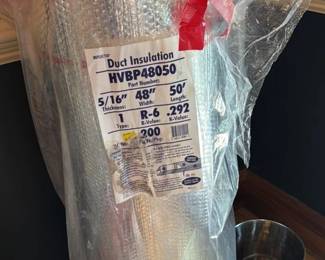 Polyken 339 Cold Weather Foil Tap and Reflectix Duct Insulation